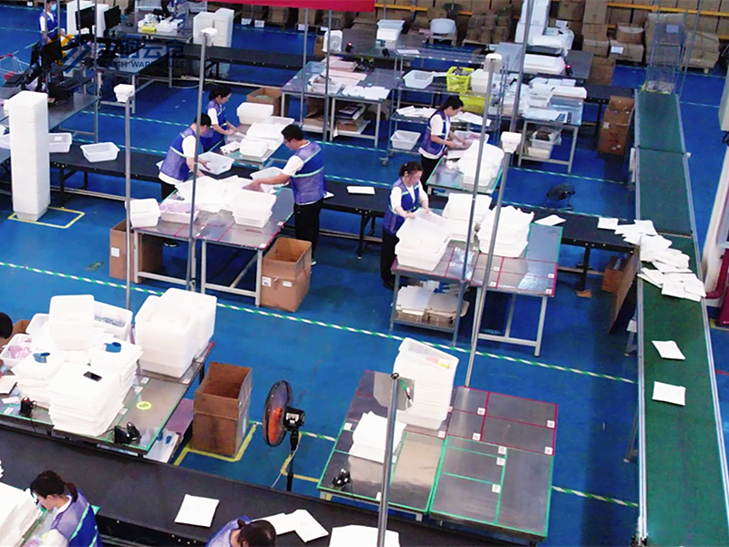 寶時服裝電商倉儲-打包區(qū)域